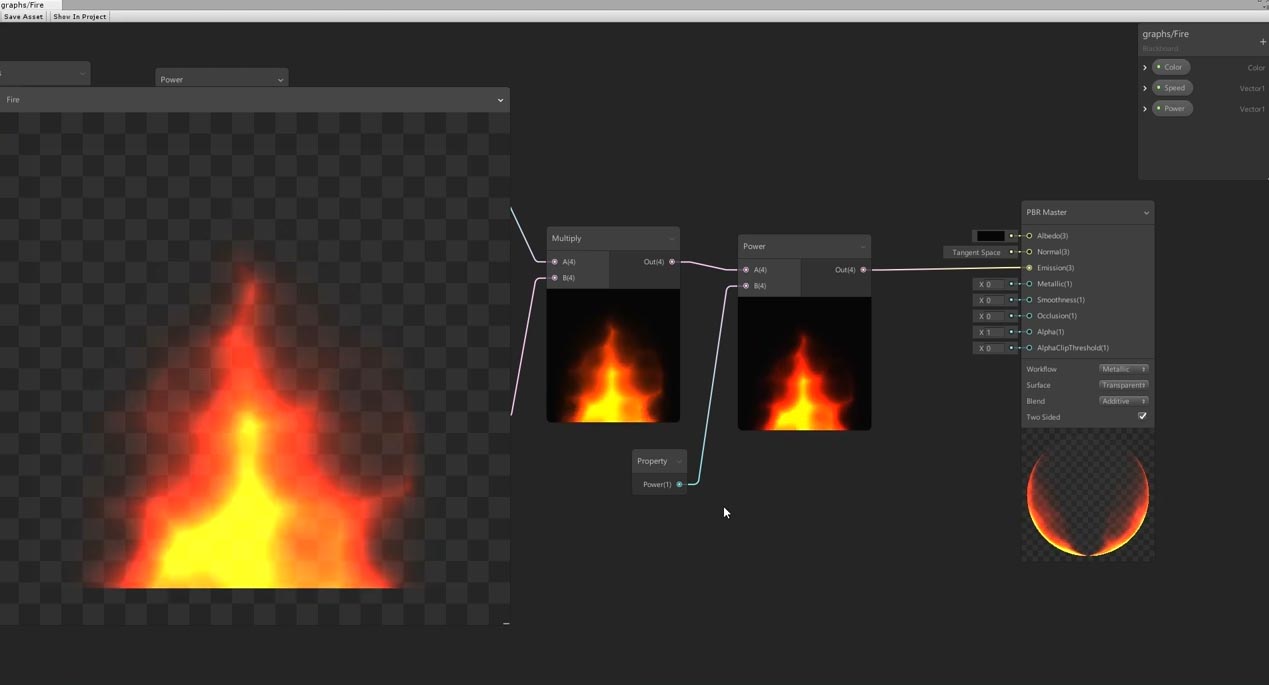 ShaderGrap火焰特效，很详细的讲解！