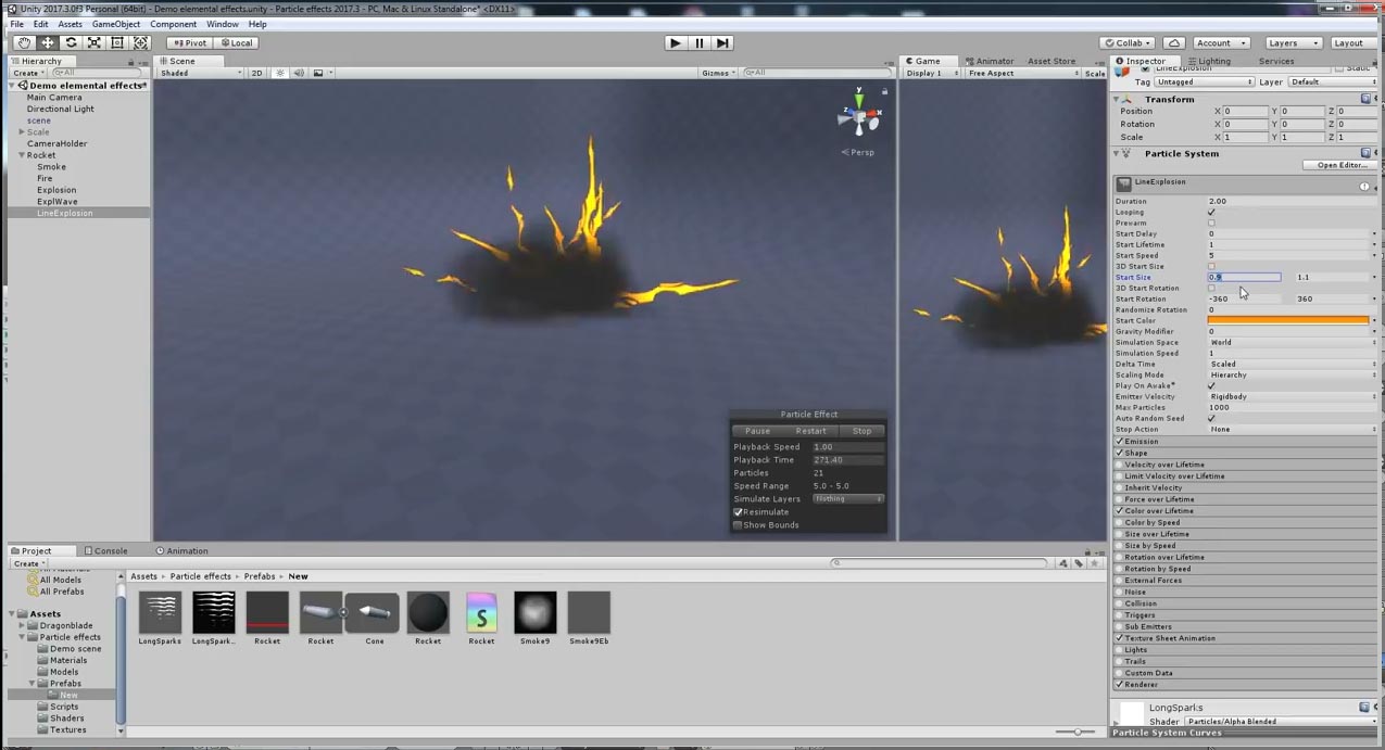U3D导弹爆炸特效+Blender建模+ShaderForge