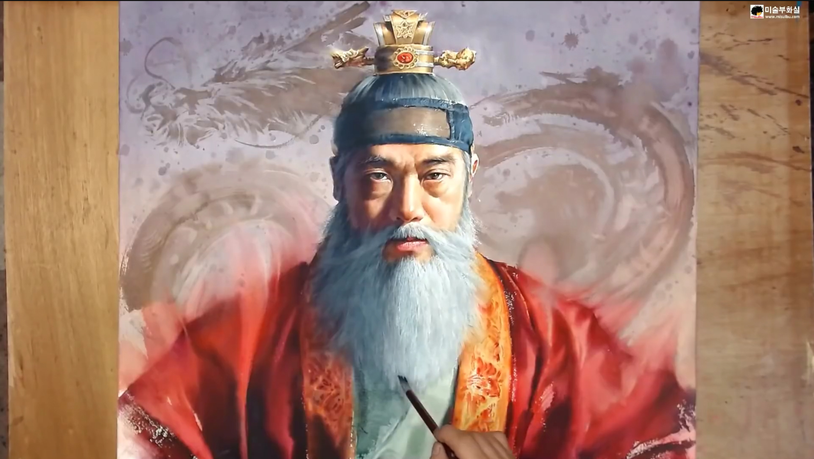功底深厚的传统水彩肖像高清教程