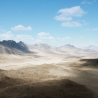 UE干旱山地景观地形资源，Arid Mountains Landscape