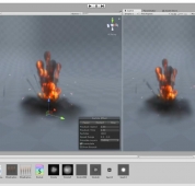U3D新粒子系统应用、爆炸案例、场景案例、贴图制作